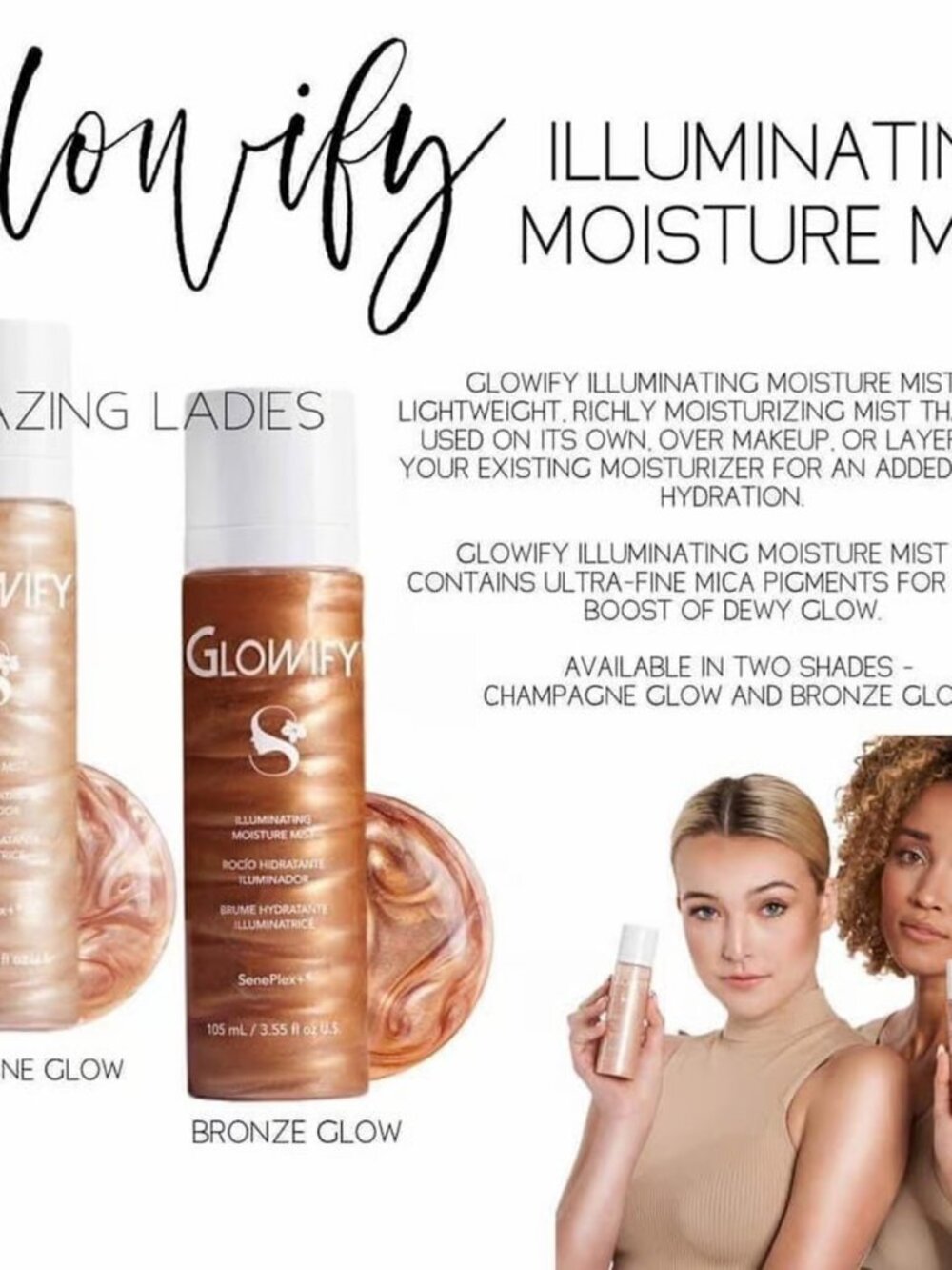 Champagne Glow Glowify Illuminating Moisture Mist